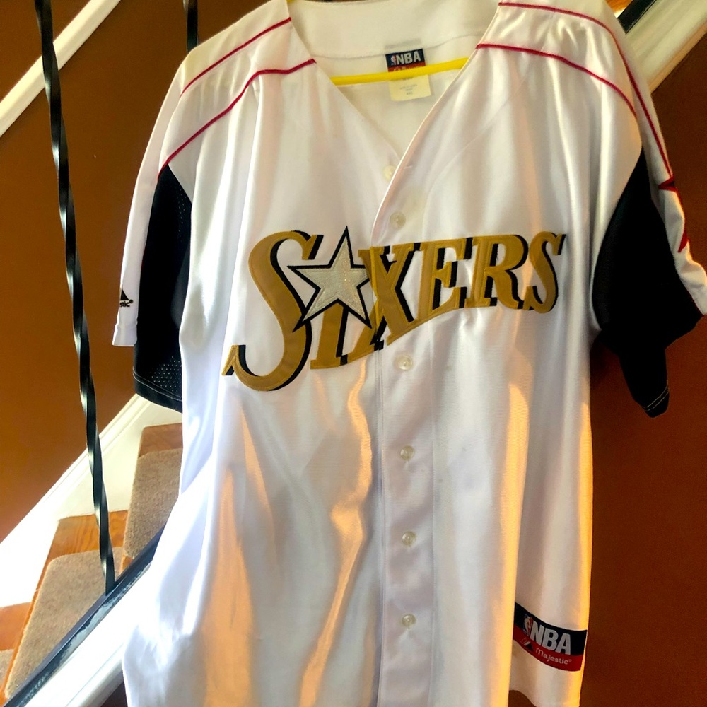 Philadelphia 76ers Baseball Jersey
